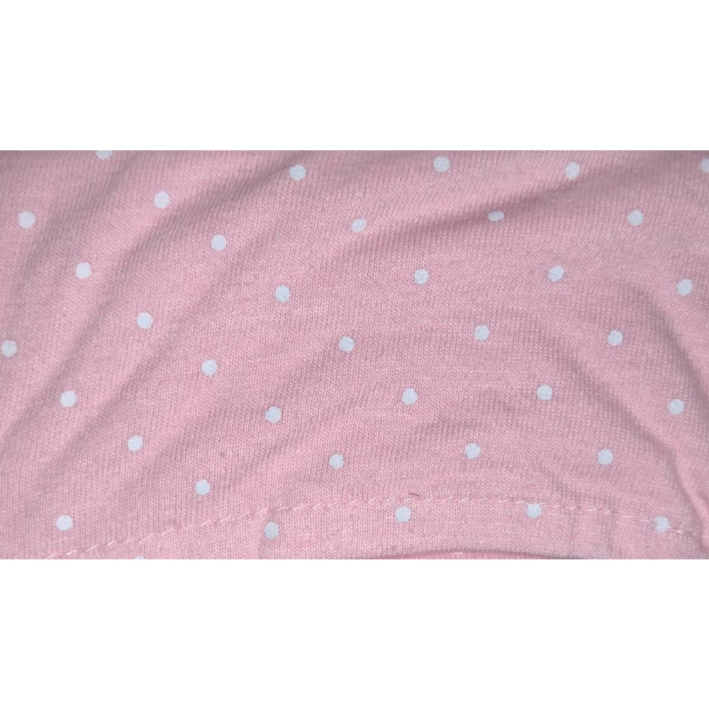 baby gund girls pink and white polka dot jersey knit crib sheet 28x52